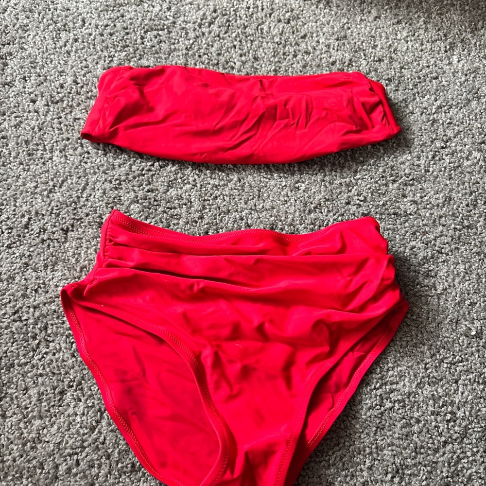 Red Bikini Set